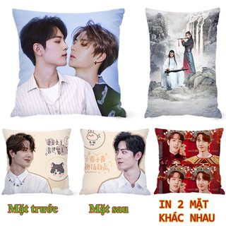 Gối Ôm Cao Cấp In 2 Mặt Mỗi Mặt 1 Hình Khác Nhau BJYX, Tiêu Chiến, Vương Nhất Bác, BoZhan NHIỀU KÍCH THƯỚC