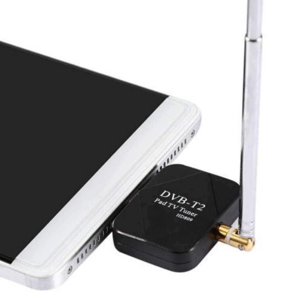 Bộ nhận tín hiệu qkhbest + ăng ten DVB-T2 DVB-T TV + điện thoại Android smart-tablet