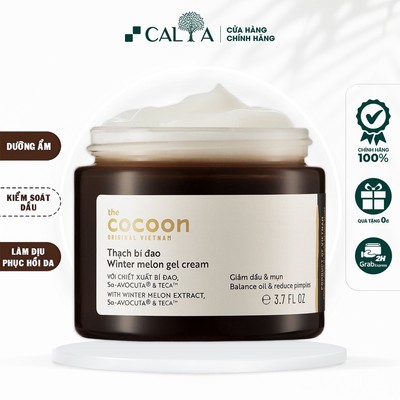 Thạch Bí Đao Cocoon Cấp Ẩm, Giảm Mụn Và Phục Hồi Da Sau Mụn - Winter Melon Gel Cream 30ml/100ml