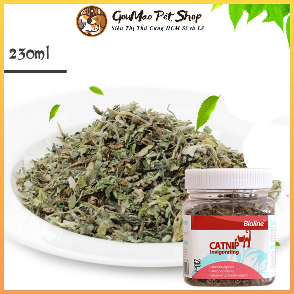 [Chính hãng] Catnip cao cấp Bioline - Hũ 230ml | Goumao Pet