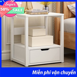 Tủ đầu giường khung thép 1 ngăn kéo , Tap đầu giường