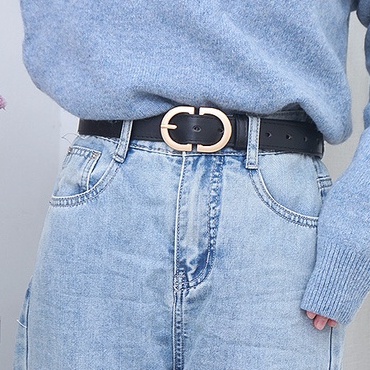 [Có sẵn] THẮT LƯNG DÂY LƯNG DA PU UNIXSEX MẶT CD BẢN TO PHỐI ĐẦM, VEST PHONG CÁCH RETRO CÁ TÍNH THỜI TRANG DL09