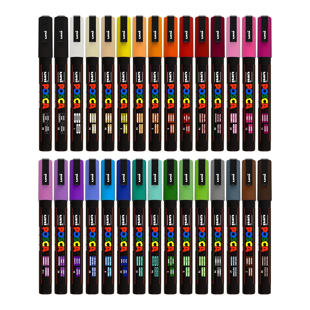 Bút vẽ trên nhiều chất liệu Uni Posca Paint Marker PC-3M