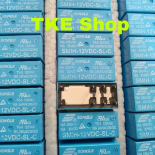 Rơle SMIH-12V/24V 8 Chân 16A (1 Kênh 2 Vị Trí )