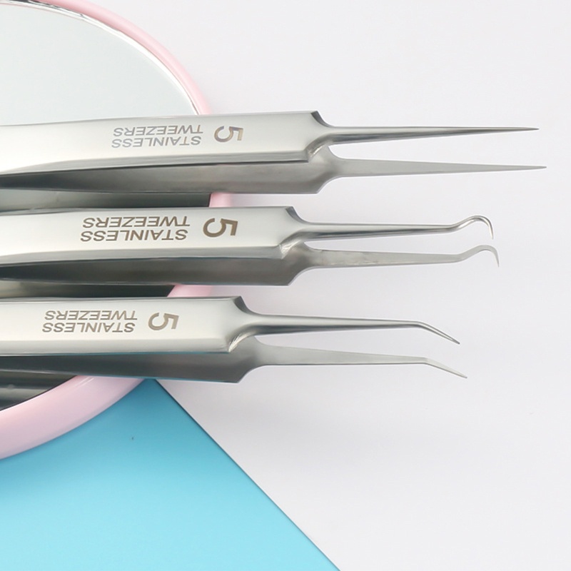 Nhíp Nặn Mụn Đầu Đen / Mụn Trứng Cá Bằng Thép Không Gỉ