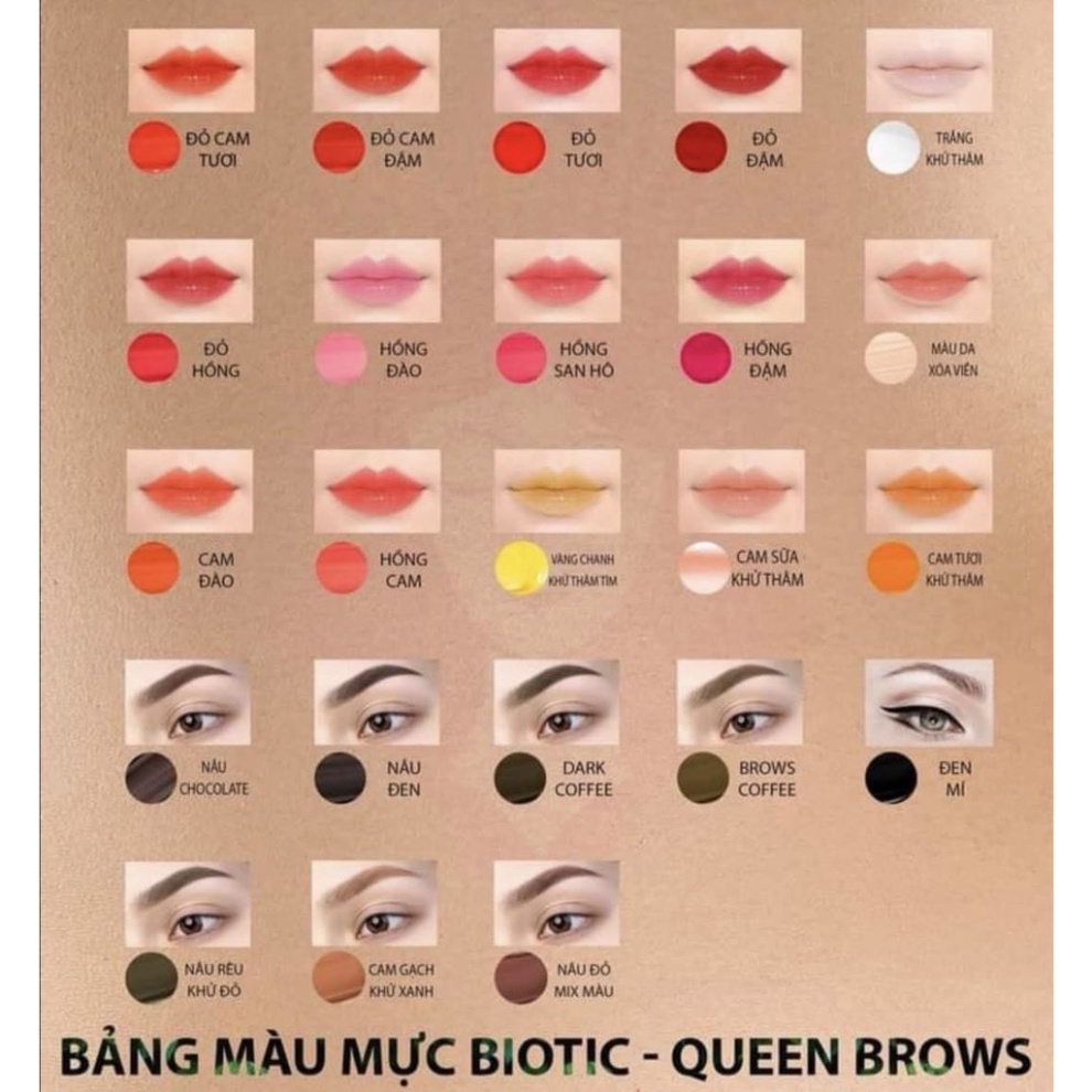 Mực Phun Xăm Môi Biotic