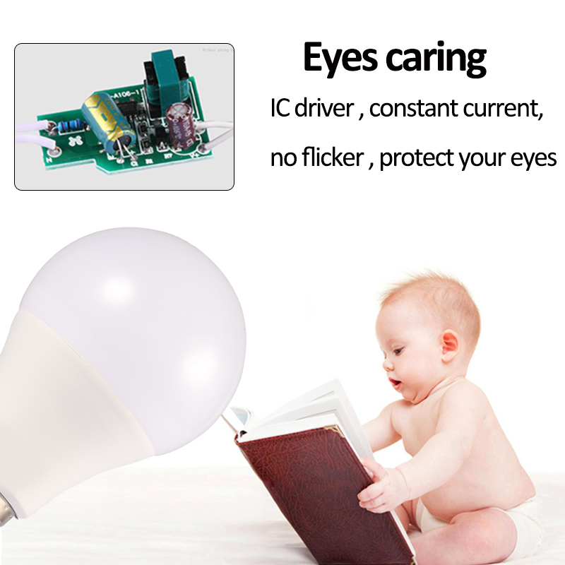 Bóng đèn CHUANGYANG LED E27 3W 5W 7W 9W 12W 15W 18W 220V tiện lợi