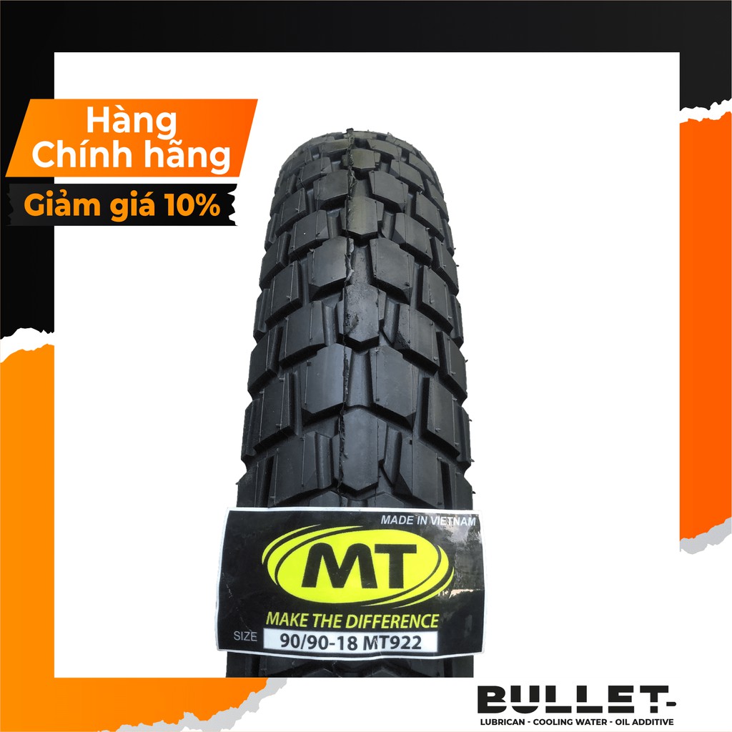 Lốp gai độ bánh trước Brixton, bigboy, suen... 100/90-18 và 110/90-18 MT922