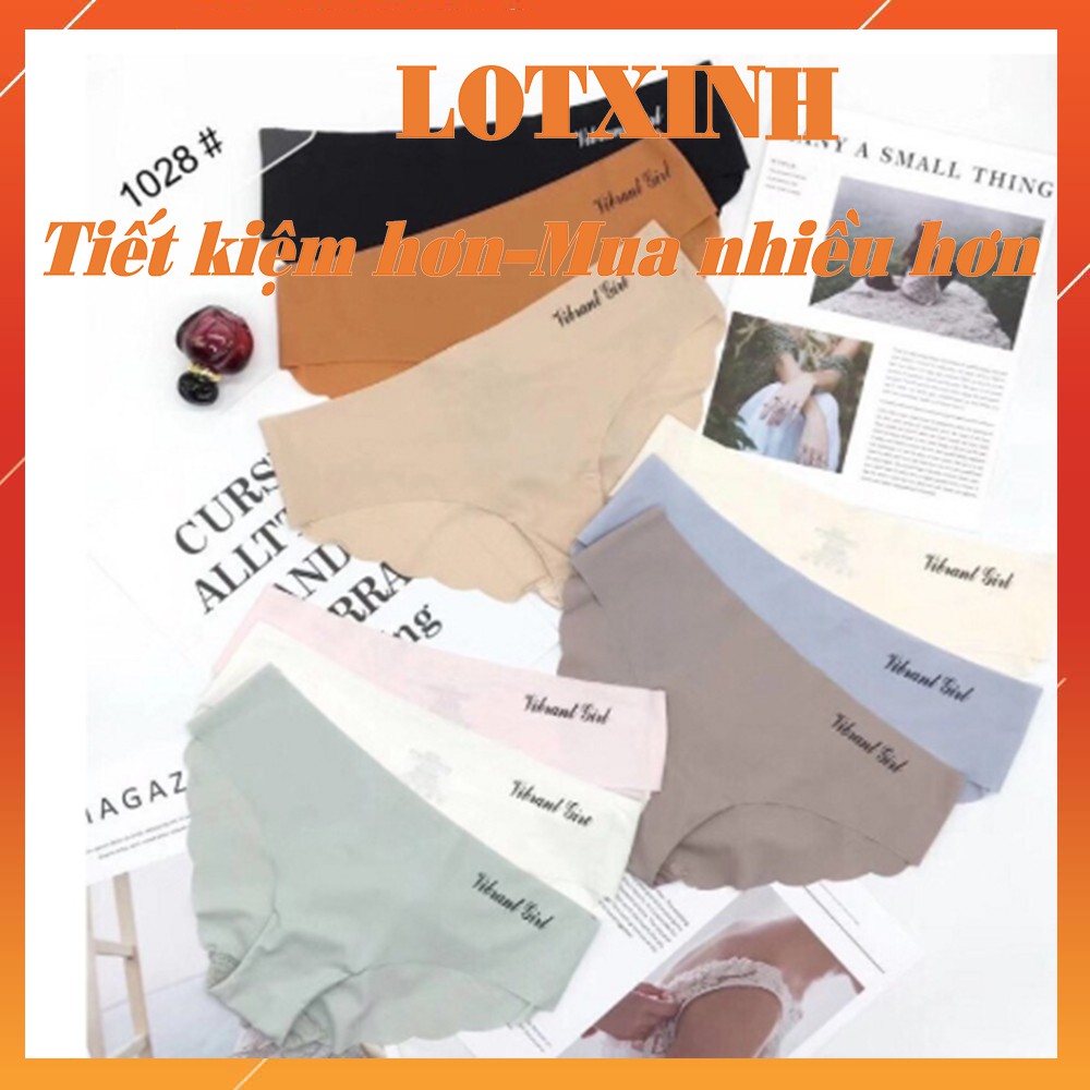 COMBO 5 Quần Lót Nữ Su trơn cao cấp kháng khuẩn không viền mỏng mát xuất nhật LOTNU09