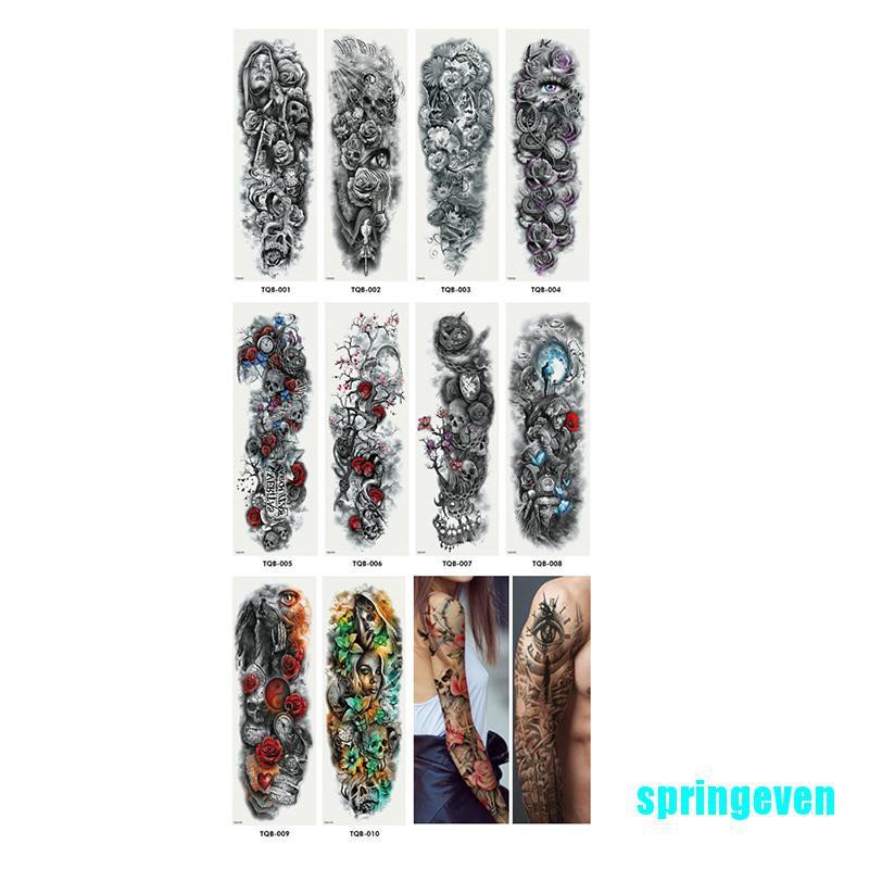 Hình Xăm Dán 3D Tạm Thời Chống Nước Cho Nam Nữ