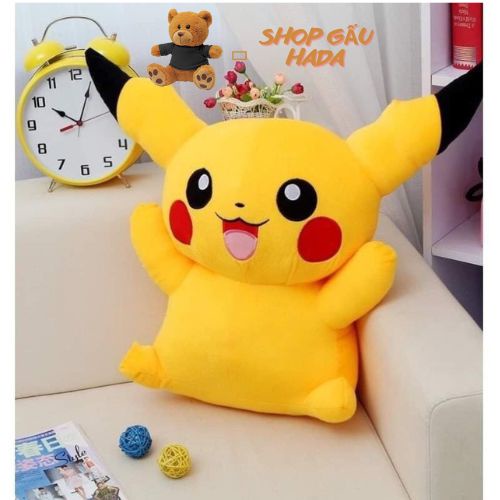 Gấu Bông Pikachu Hàng Quảng Châu Cao Cấp 30cm Màu Vàng