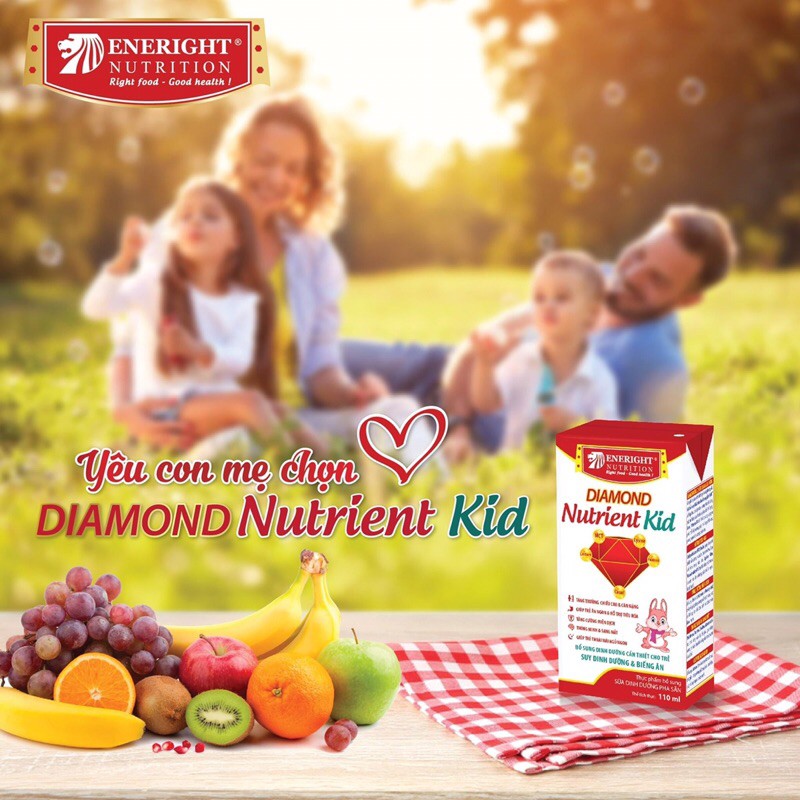 Sữa Diamond nutrient kid 110ml cho bé biếng ăn và suy dinh dưỡng