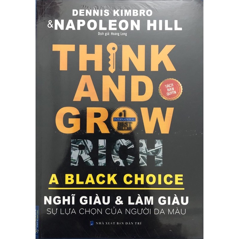 Sách - Nghĩ Giàu &amp; Làm Giàu - Sự Lựa Chọn Của Người Da Màu