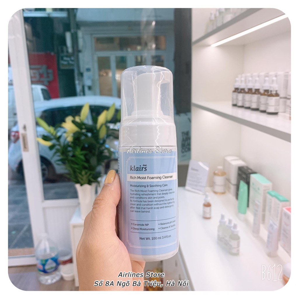 (CHÍNH HÃNG) Sữa rửa mặt tạo bọt Klaris 100ml