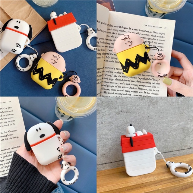Ốp AirPods / AirPod phim snoopy