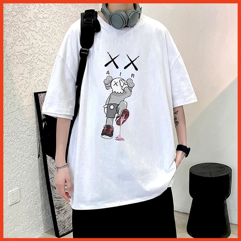 áo phông unisex form rộng, Áo thun nam nữ tay lỡ Oversize chất cotton thấm hút mồ hôi | BigBuy360 - bigbuy360.vn