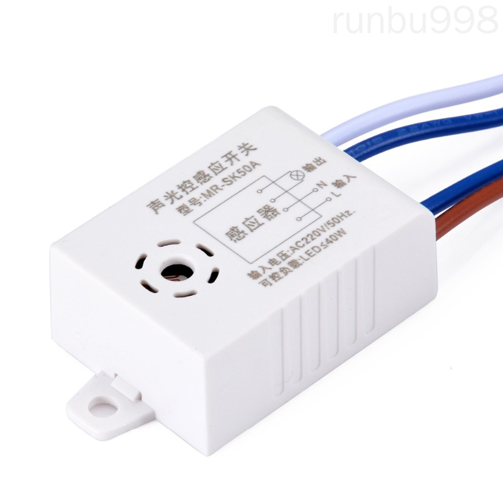 Công Tắc Cảm Biến Chuyển Động Bằng Giọng Nói 220v Cho Phòng Tắm / Hành Lang / Cầu Thang 998