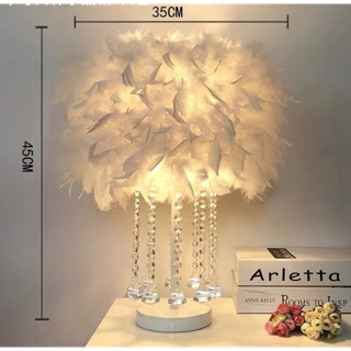 Đèn ngủ lông vũ