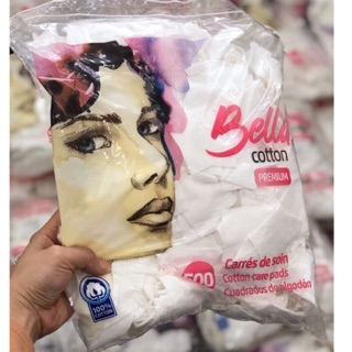 Bông tẩy trang Bella 500 miếng