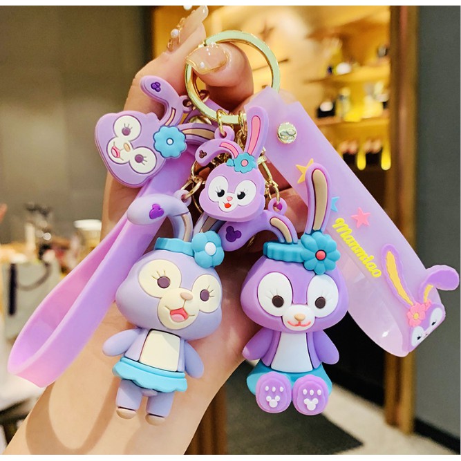 Móc Khóa silicon THỎ cưng cute dễ thương.