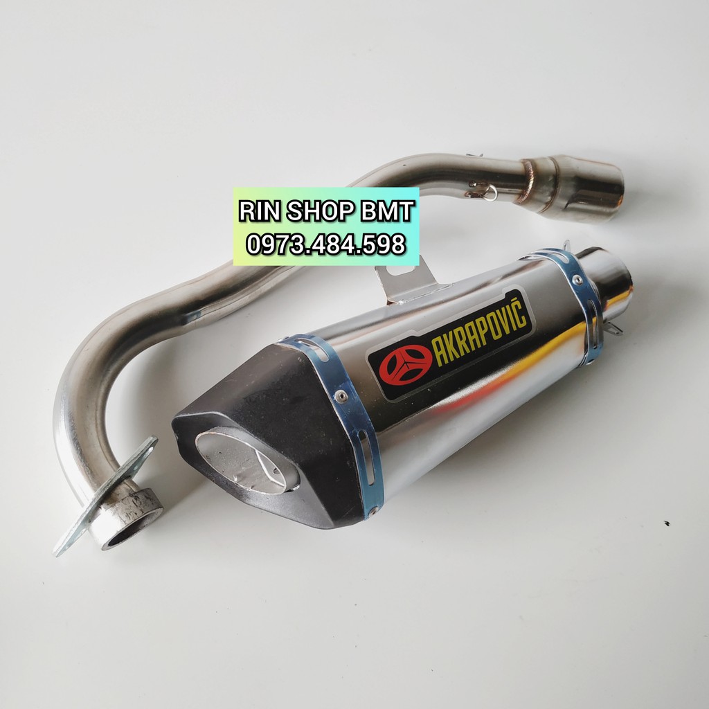 Pô Akrapovic độ Nouvo Lx