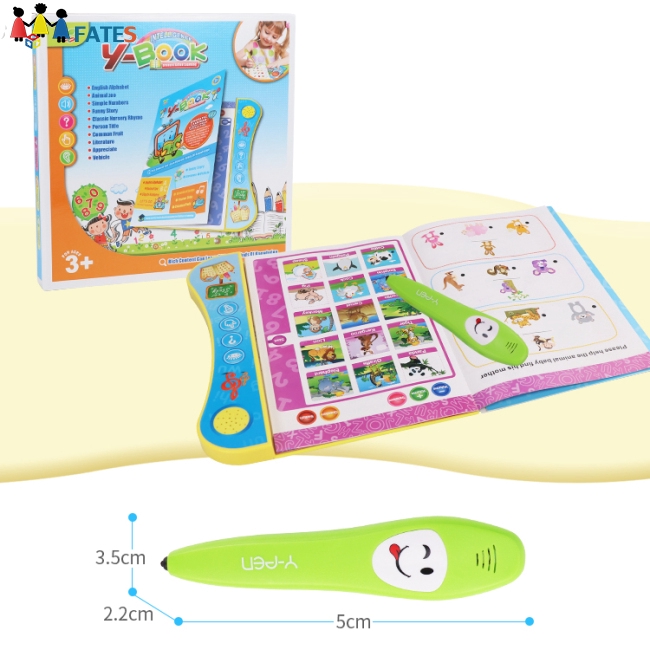 Kids Voiced Ebook with Reading Pen Early Learning Toy English Version