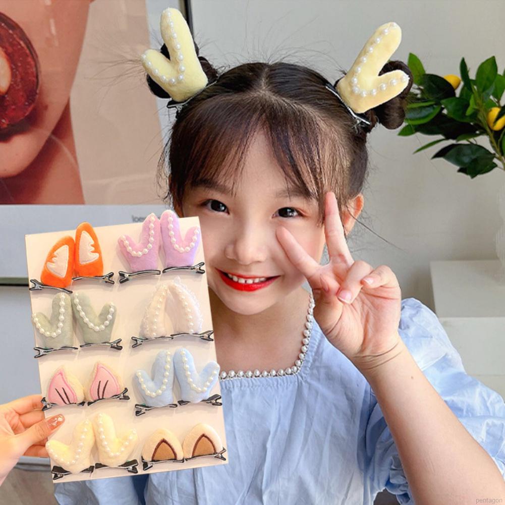 Kẹp tóc hình sừng hươu dễ thương cho bé gái