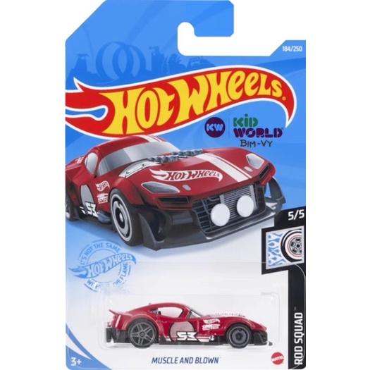 Xe mô hình Hot Wheels basic Muscle And Blown GTB79, 40K.