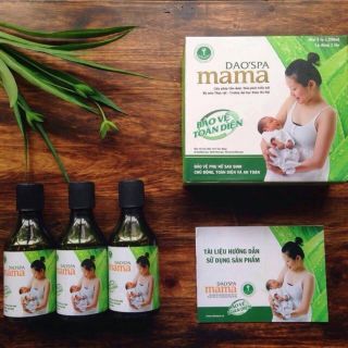 Nước tăm thảo dược Dao'spa hộp 3 lọ