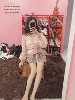 ÁO LƯỚI TIỂU THƯ KÈM LÓT