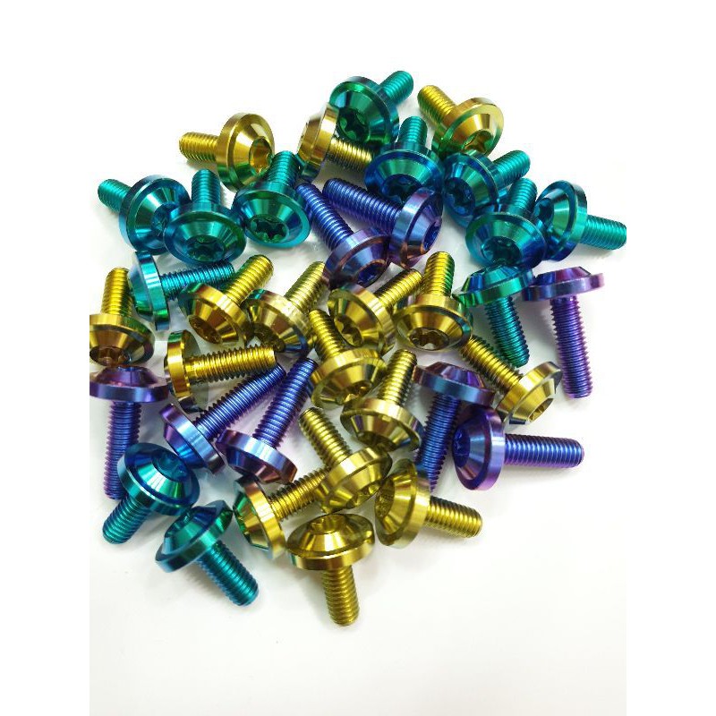 Ốc titan gr5 _4li _ 5 li _ 6li nhiều màu sắc