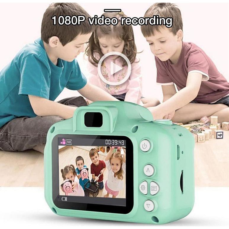 Máy ảnh mini 💖𝑭𝑹𝑬𝑬𝑺𝑯𝑰𝑷💖 Máy ảnh kỹ thuật số 2.0 inch 1080P có 3 màu cho bé | BigBuy360 - bigbuy360.vn