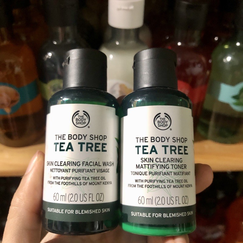 Sữa Rửa Mặt, Toner Tea Tree The Body Shop 60ML