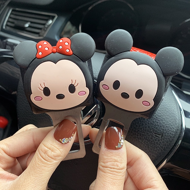 Chốt Khóa Dây Đai An Toàn Họa Tiết Hoạt Hình Cho Xe Hơi