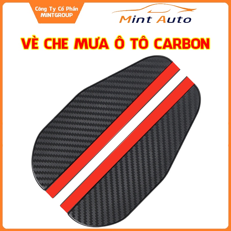 Vè Che Mưa Ô Tô Giả Carbon Chống Nước Gương Chiếu Hậu Giá Rẻ Phù Hơp Với Mọi Dòng Xe