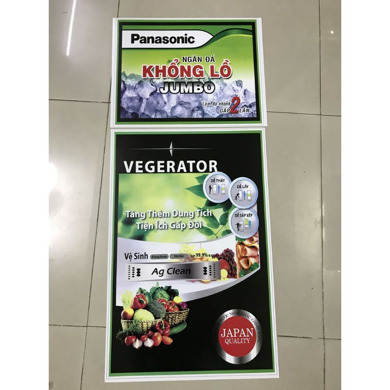 combo 5 tem dán tủ lạnh Panasonic