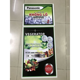 combo 20 tem dán tủ lạnh Panasonic