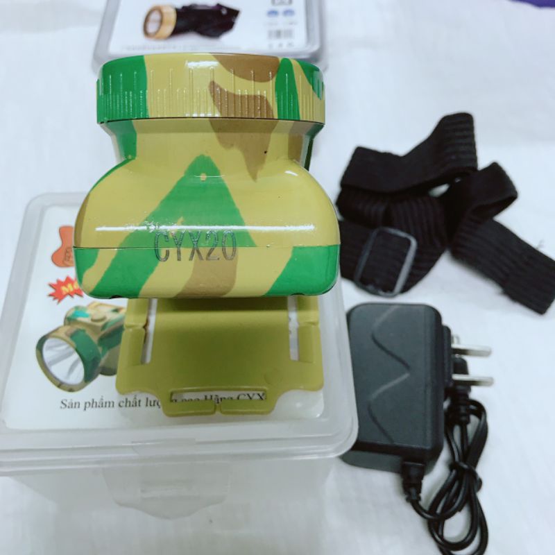 ĐÈN ĐỘI ĐẦU MÀU LÍNH SIÊU SÁNG CYX A1-2-3