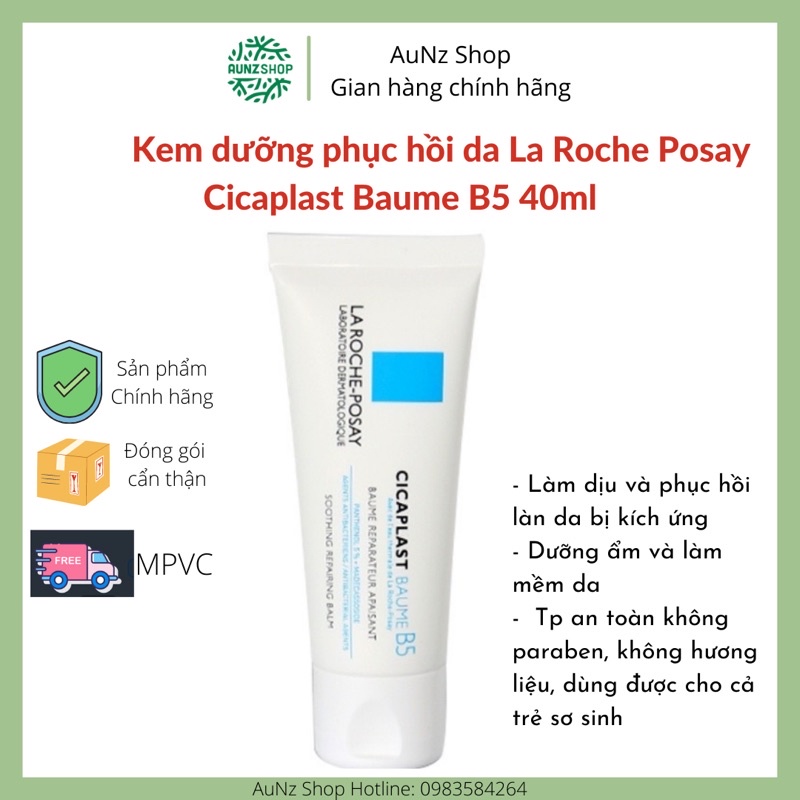 Kem dưỡng phục hồi da La Roche Posay Cicaplast Baume B5 40ml