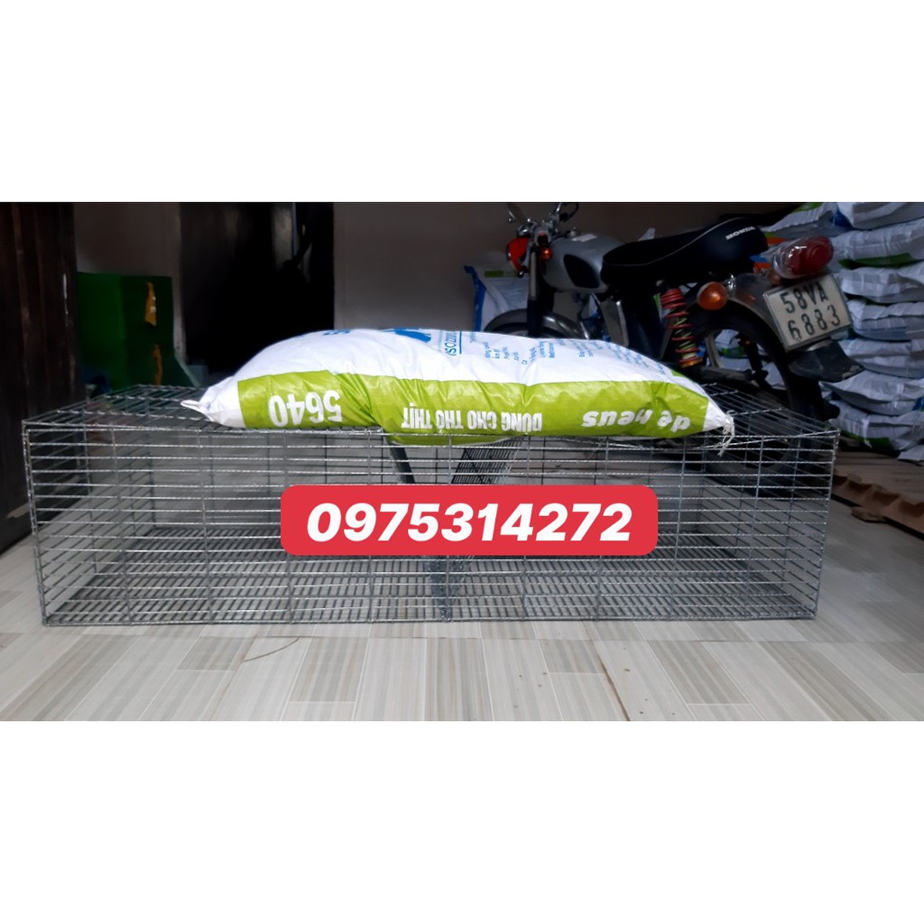Lồng Nuôi Thỏ Sinh Sản Kẽm To 2 Ngăn