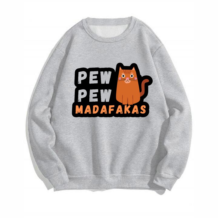 ÁO SWEATER UNISEX IN PEW PEW 2 (NHIỀU MÀU)