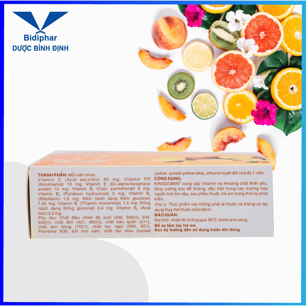 Kingdomin - Viên Sủi Multi Vitamin - Hộp 20 Viên | Thế Giới Skin Care
