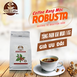 Cà phê rang xay cafe robusta pha phin Đắk Lắk