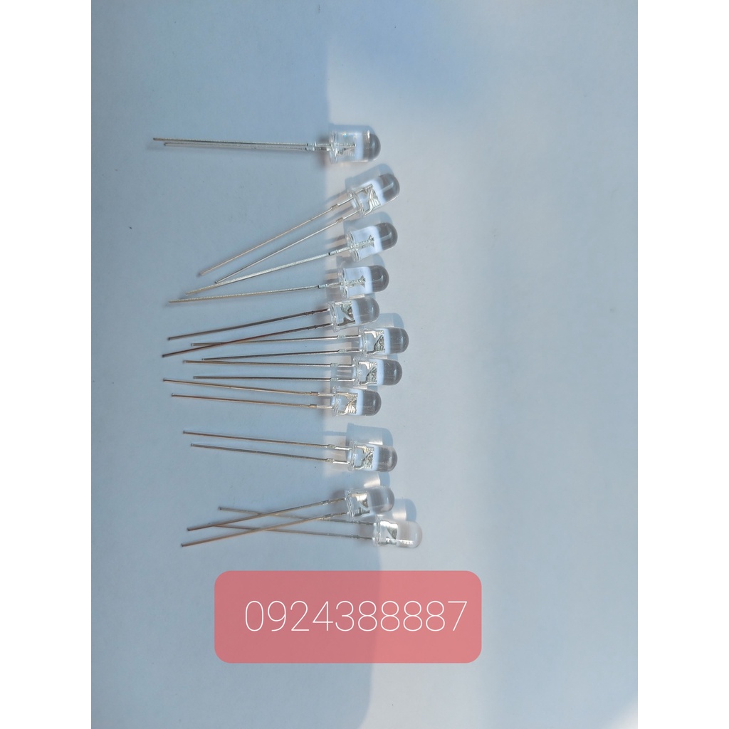 5 bóng led uv 365nm loại phi 5mm