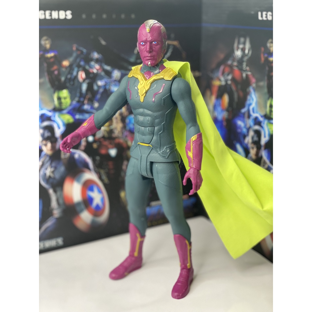 Mô Hình Siêu Anh Hùng Phiên Bản Avenger Endgame Cao 30 cm, Nhựa Đặc, có đèn LED, Khớp Cử Động