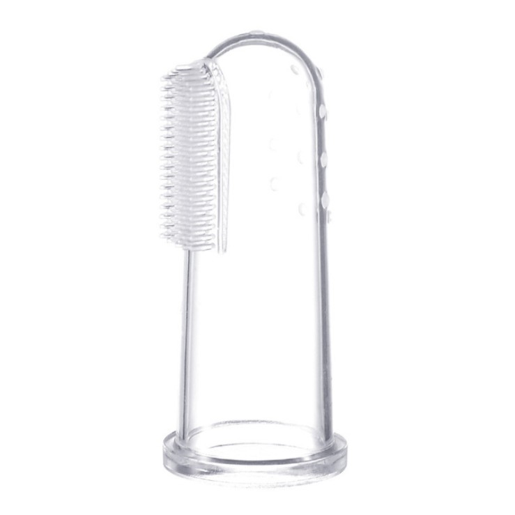 Bàn chải đánh răng đeo ngón tay cho thú cưng