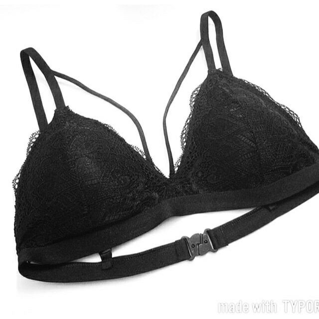 ÁO BRALETTE CHỮ V NGỰC MẶC KẾT HỢP ÁO TRỄ CỔ