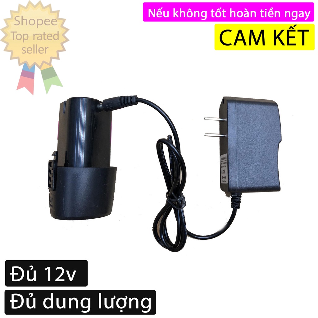 Pin Máy Khoan, Pin Li-Ion 12V 1500mAh - Khoan Pin - Bắt vít Pin, Pin 12 v, dùng cho các máy makita, voto, aotua, hitachi