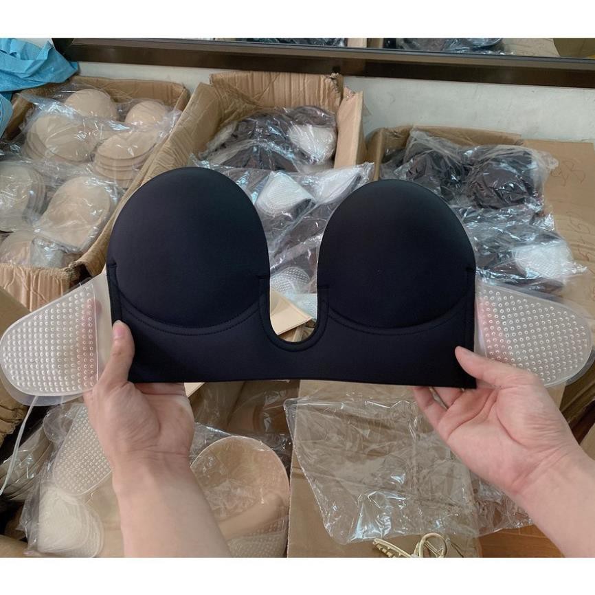 Áo dán ngực chữ U [TIỆN DỤNG] Áo ngực không dây dính dùng cho mặc váy đầm hở vai lưng | BigBuy360 - bigbuy360.vn