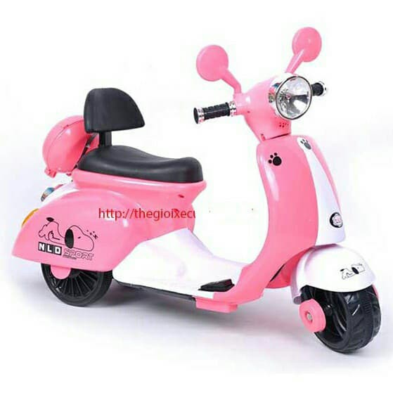 [Shopee giá rẻ] Xe máy điện Vespa kiểu mới (có đèn + nhạc + tựa lưng)